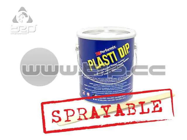Plastidip Efecto Acabado Brillo Metal Plata (3Kg/3.78L) Sprayab
