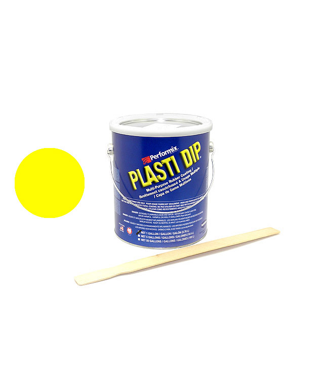 Plastidip Goma Líquida Amarillo Mate (3Kg/3.78L) formato USA   