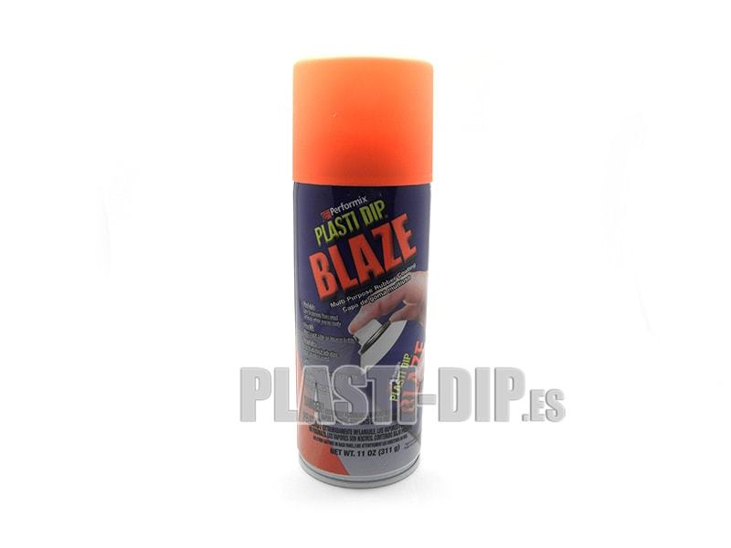 Plastidip Vinilo líquido Naranja Cono Fluorescente