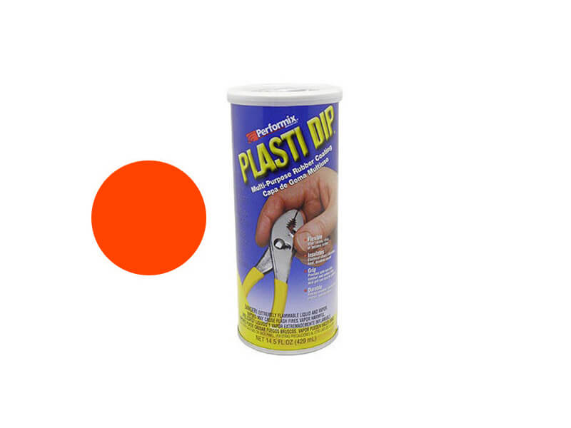 Plastidip goma líquida Naranja Fluorescente (429ml)