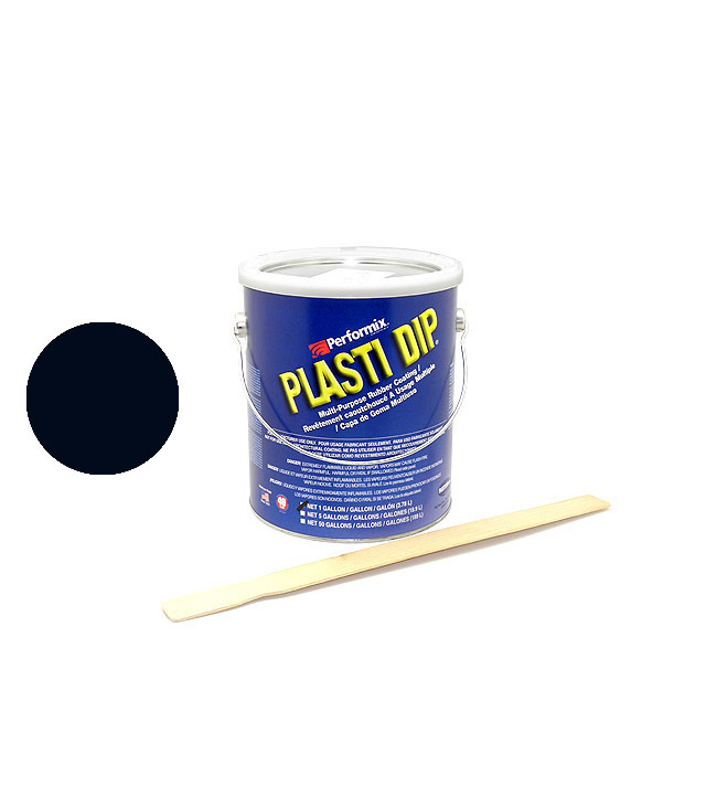 Plastidip Goma Líquida Negro/Azul Mate (3Kg/3.78L) formato USA 