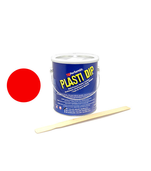 Plastidip Goma Líquida Rojo Mate (3Kg/3.78L) formato USA       